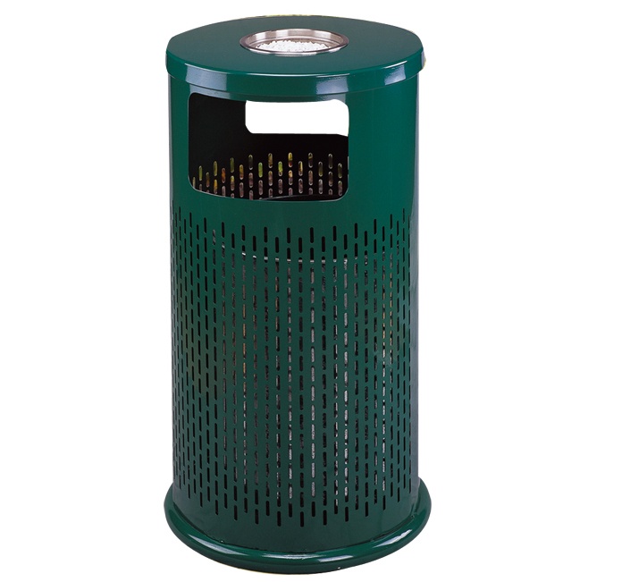 山東圓形果皮箱,東營廣場垃圾桶